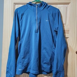Nike Blue Half Zip Hoodie